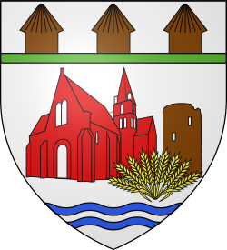 Blason ville fr Athée-sur-Cher (Indre-et-Loire)